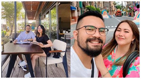 Yeng Constantino with her husband Yan .